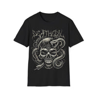 Macabre Threads Black Deathcoil – Skull Snake Shirt