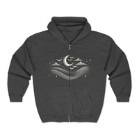Moonlit Batscape Hoodie (full zip)