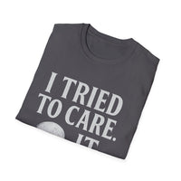 Careless Remains T-Shirt – I Tried to Care Skull Tee