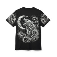 Macabre Threads Moonveil All-Over Print T-Shirt – Lunar Eclipse Veil Tee