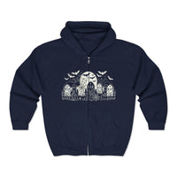 Moonlit Cemetery Hoodie (full zip)