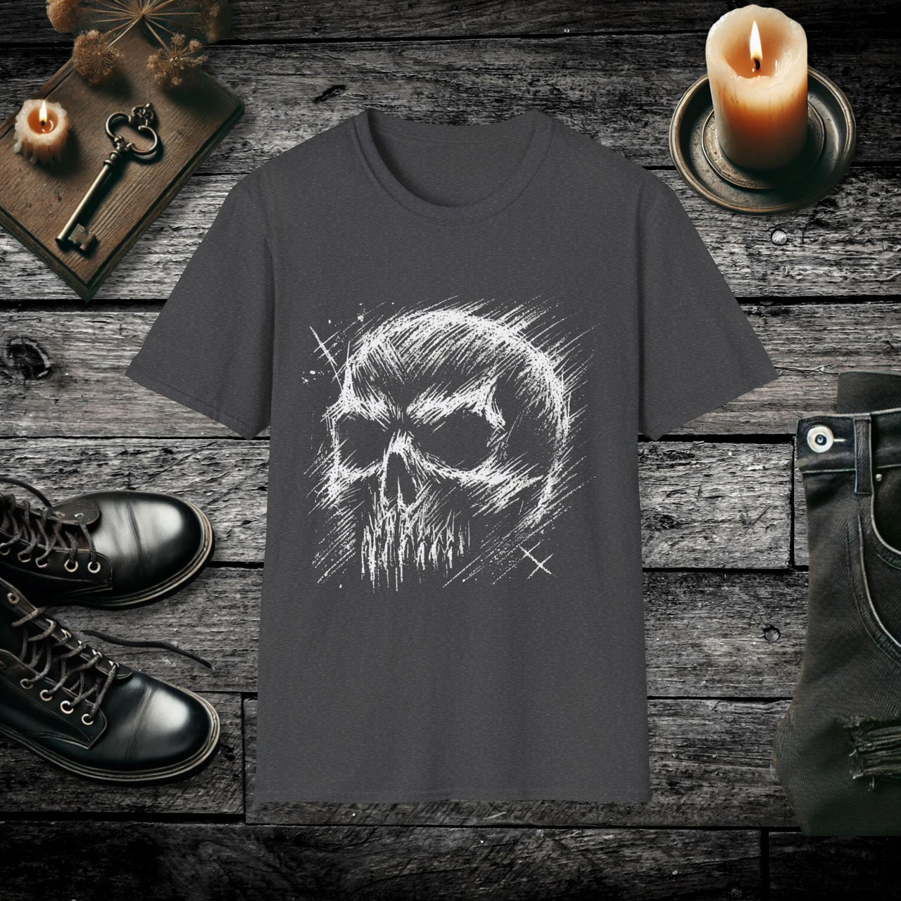 Doom Sketch – Skull Sketch Shirt