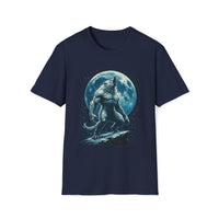 Macabre Threads Navy Lunar Dominion – Werewolf T-Shirt