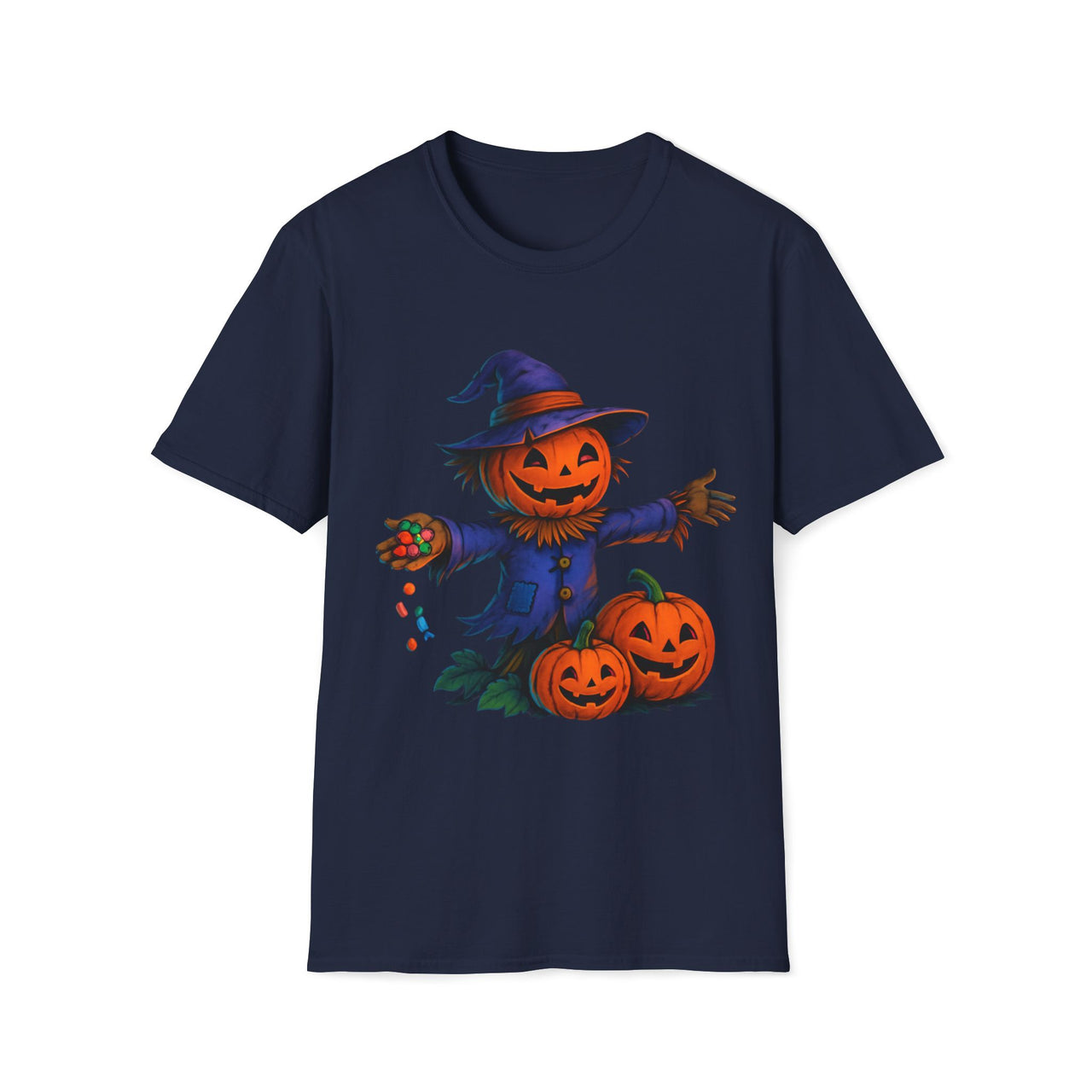 Scarecrow Shirt – Pumpkin Head Halloween T-Shirt