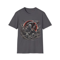 Macabre Threads Charcoal Eclipse Reaper – Grim Reaper Eclipse T-Shirt