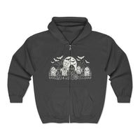 Moonlit Cemetery Hoodie (full zip)