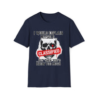 Classified Skull T-Shirt – Gothic Secret Statement Tee