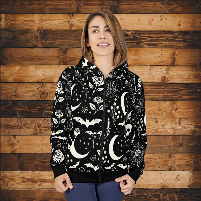 Twilight Veil Hoodie (full zip)