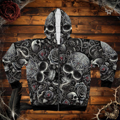 Vanitas Veil Hoodie (full zip)