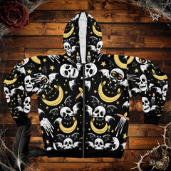 Nocturnal Whimsy Hoodie (full zip)