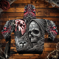 Crimson Doom Hoodie (full zip)