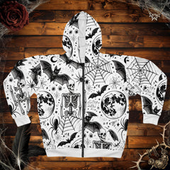 Moonlit Macabre Hoodie (full zip)