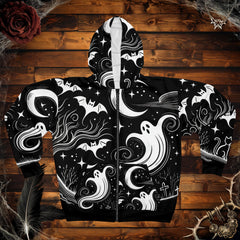 Whimsical Nightfall Hoodie (full zip)