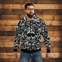 Camo Skull Hoodie (full zip)