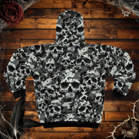 Camo Skull Hoodie (full zip)
