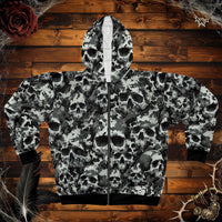 Camo Skull Hoodie (full zip)