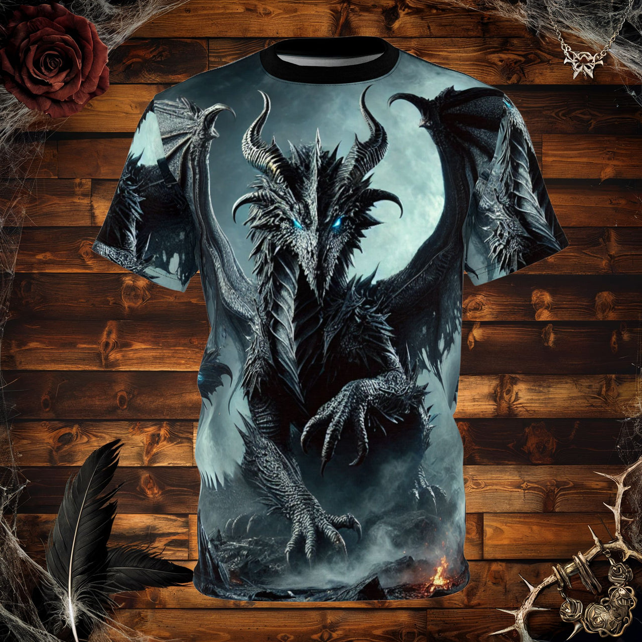 Frostborn Fury All-Over Print T-Shirt