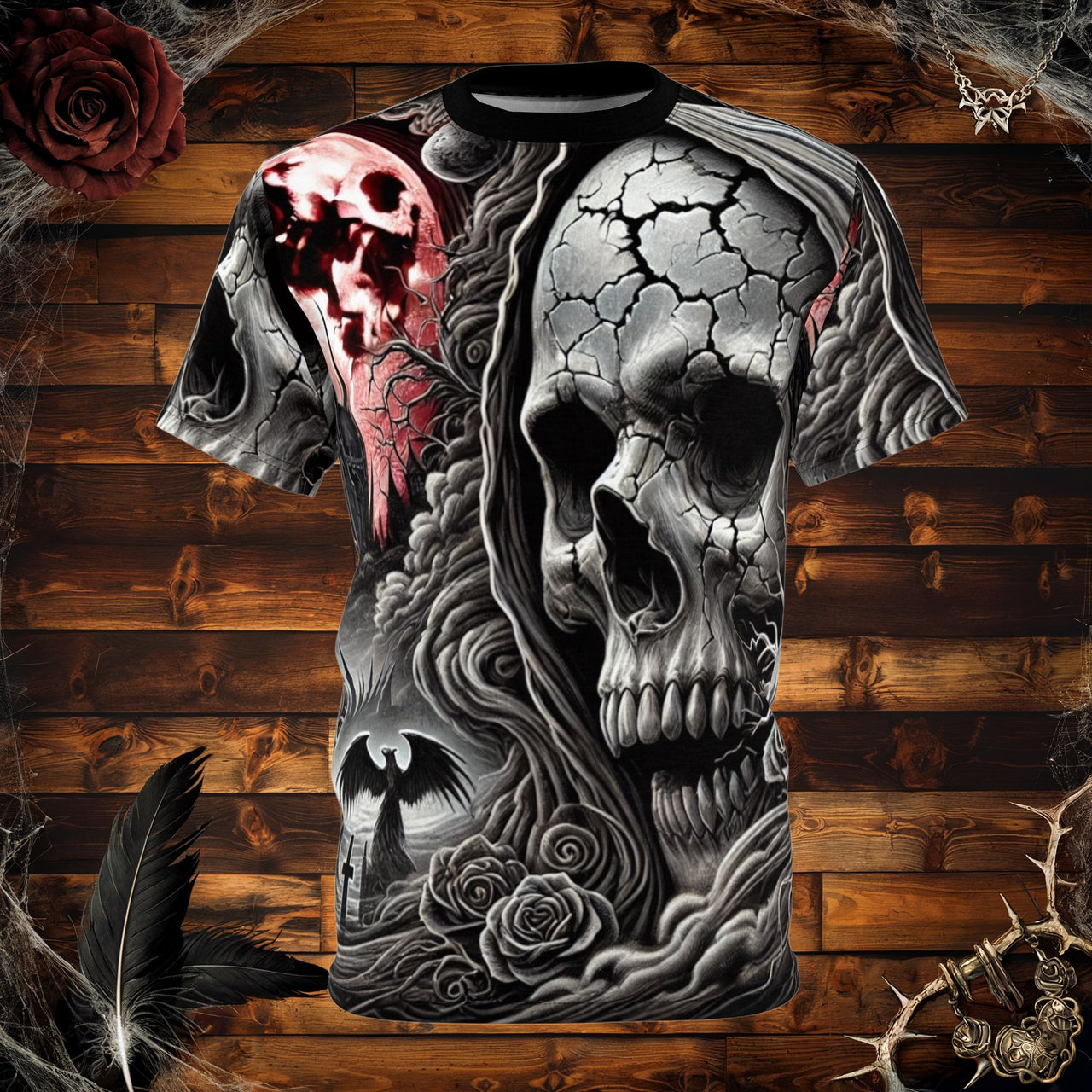 Crimson Doom All-Over Print T-Shirt