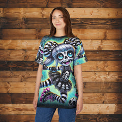Skelly Skater All-Over Print T-Shirt
