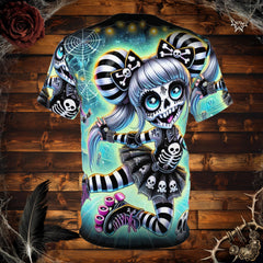 Skelly Skater All-Over Print T-Shirt