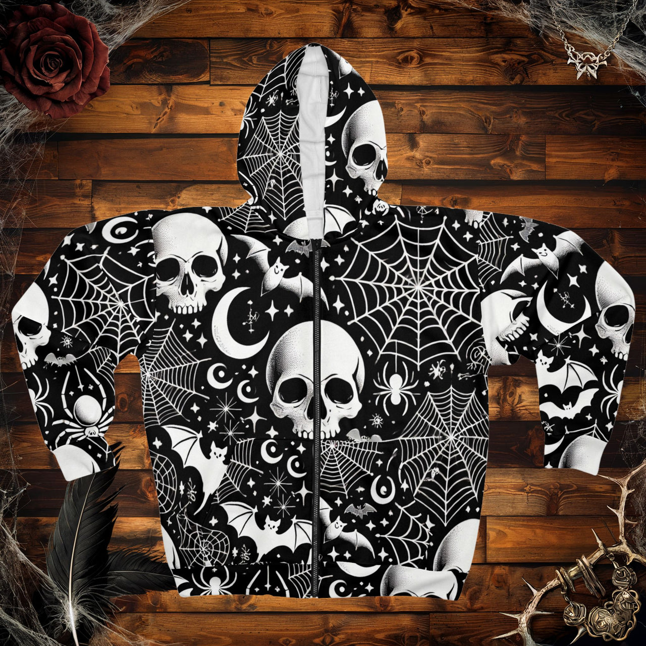 Midnight Shroud Hoodie (full zip)