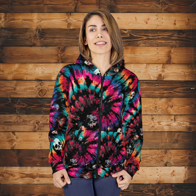 Psychedelic Skullstorm Hoodie (full zip)