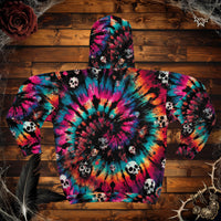 Psychedelic Skullstorm Hoodie (full zip)