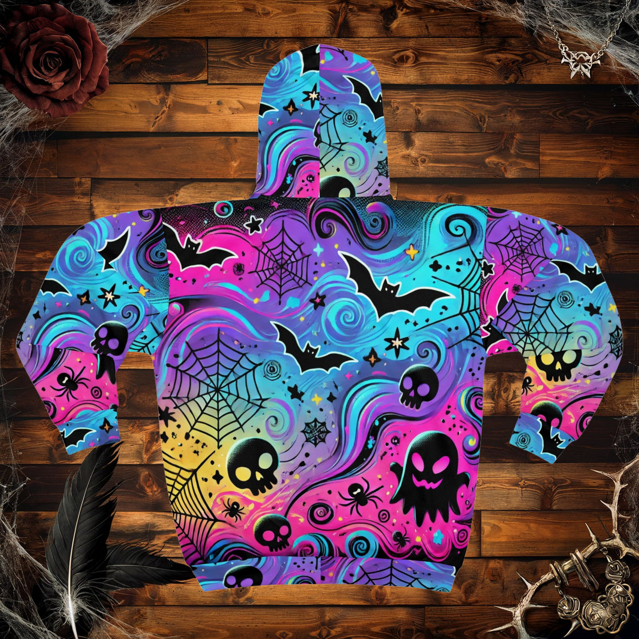 Neon Haunt Hoodie (full zip)