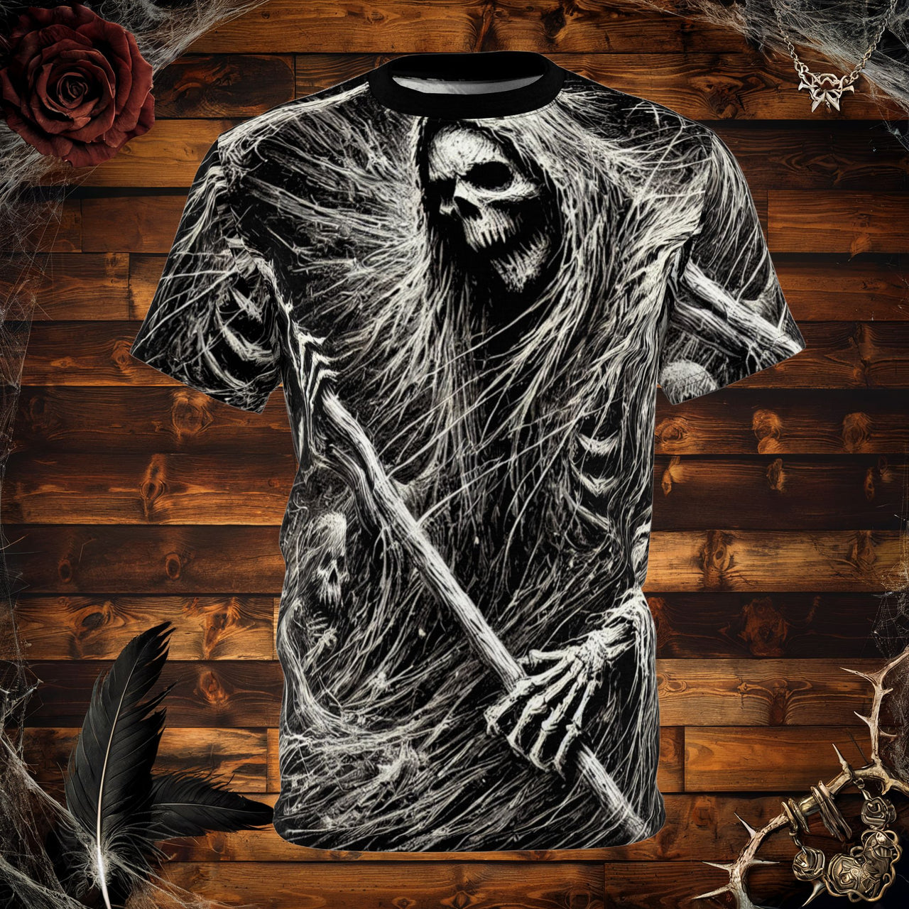 Wraith's Embrace All-Over Print T-Shirt