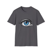 Macabre Threads Charcoal Mystic Gaze – All-Seeing Eye T-Shirt