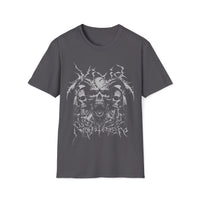 Macabre Threads Charcoal Vivid Nightmare T-Shirt – Screaming Skull Horror Tee