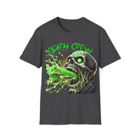 Macabre Threads Dark Heather Death Spew – Vomiting Skull Shirt