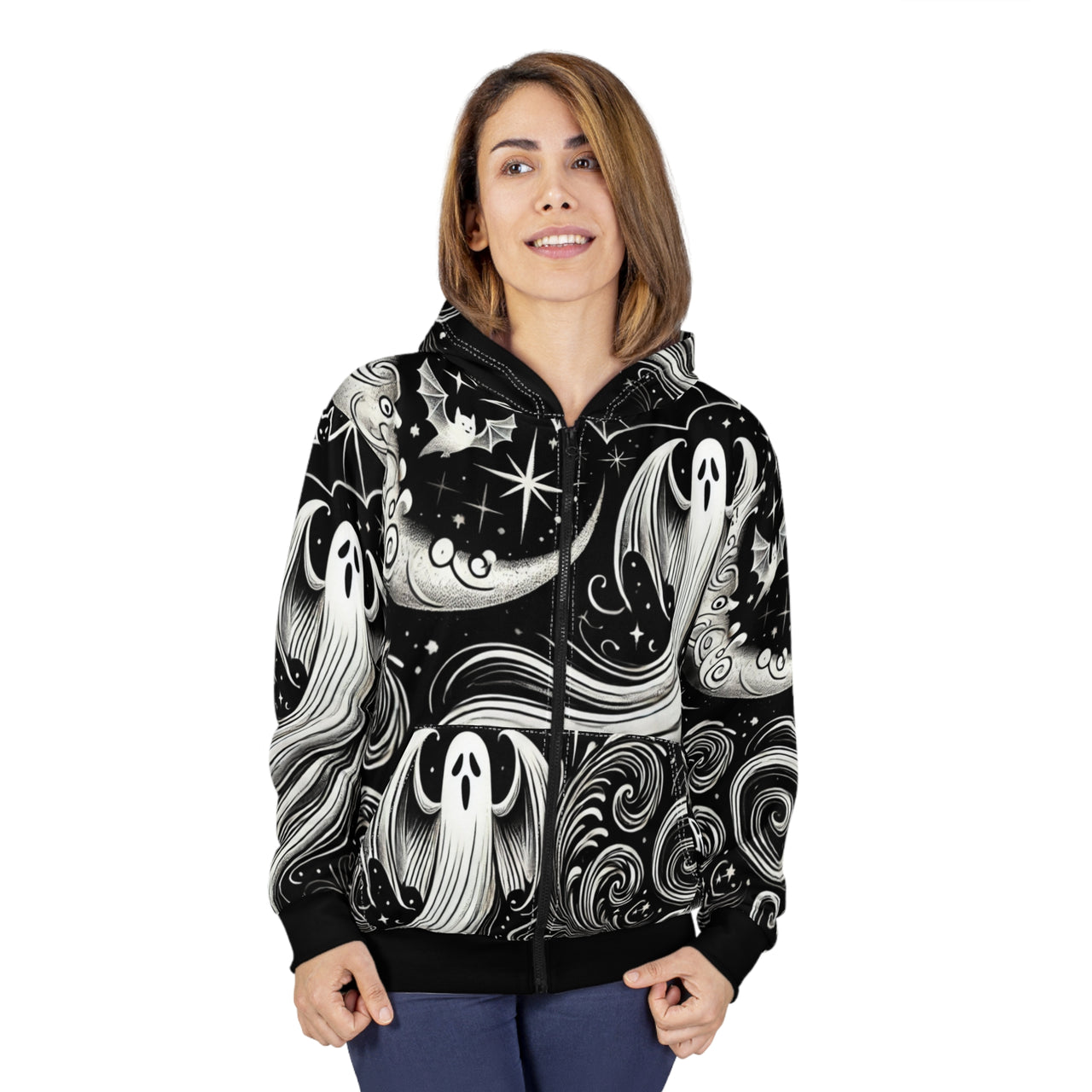Ethereal Whispers Hoodie (full zip)