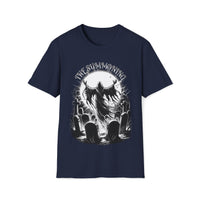 Macabre Threads Navy The Summoning – Grim Reaper Graveyard T-Shirt