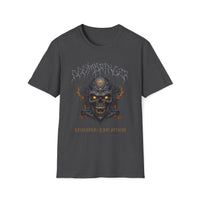 Macabre Threads Dark Heather Doombringer T-Shirt – Brutal Skull Metal Graphic