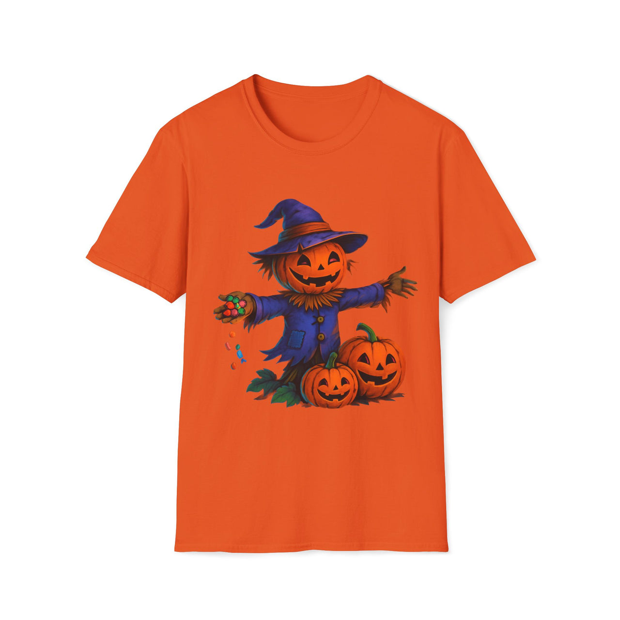 Scarecrow Shirt – Pumpkin Head Halloween T-Shirt