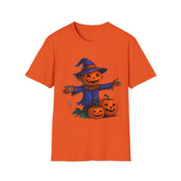 Scarecrow Shirt – Pumpkin Head Halloween T-Shirt