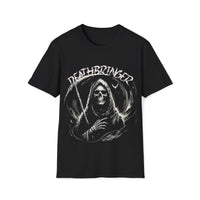 Macabre Threads Black Deathbringer – Classic Grim Reaper T-Shirt