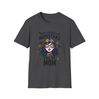 Macabre Threads Dark Heather Monster Mom T-Shirt – Funny Gothic Mom Tee