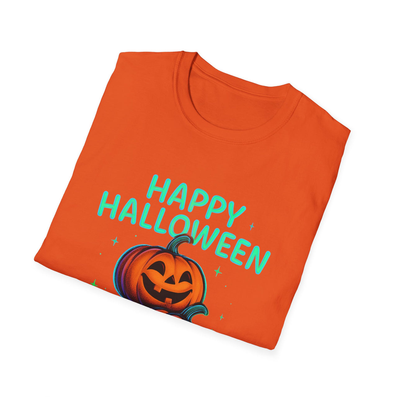 Happy Halloween Tee Shirt – Jack-O’-Lantern Pumpkin T-Shirt