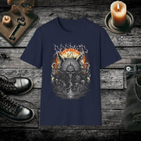 Doomed Skull Art T Shirt – Apocalyptic Gothic Skull Tee