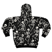 Dancing Bones Hoodie (full zip)