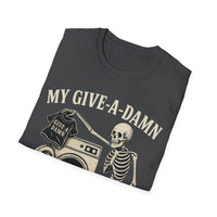 Laundered Attitude T-Shirt – Skeleton Laundry Humor Tee