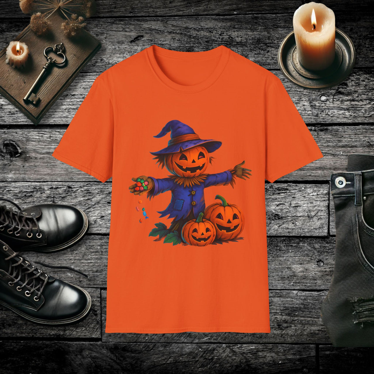 Pumpkin Scarecrow T-Shirt