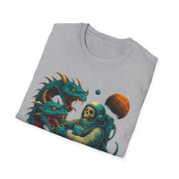 Galactic Grapple – Astronaut vs Space Serpent T-Shirt