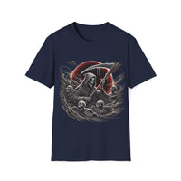 Macabre Threads Navy Eclipse Reaper – Grim Reaper Eclipse T-Shirt