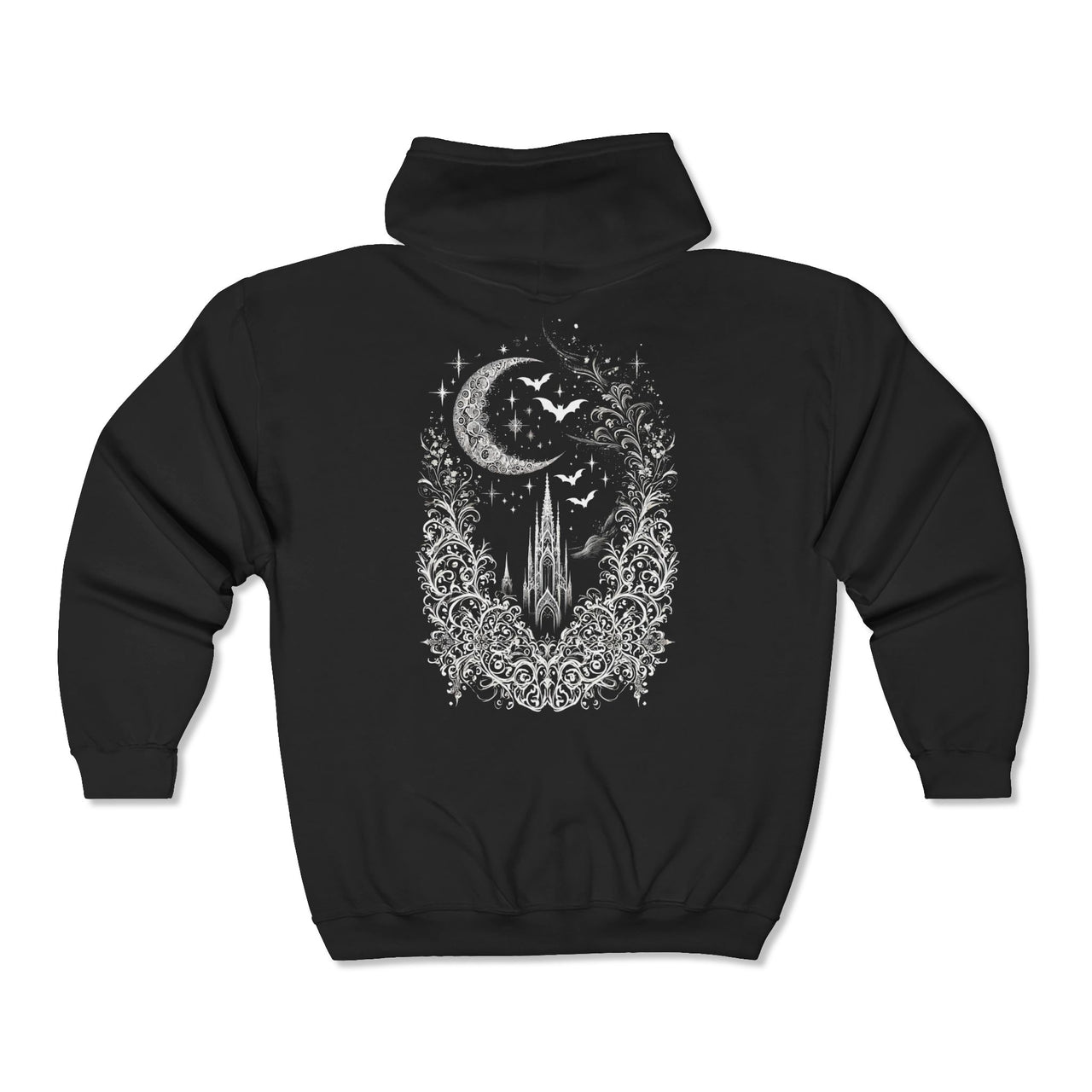 Moonlit Cathedral Hoodie (full zip)