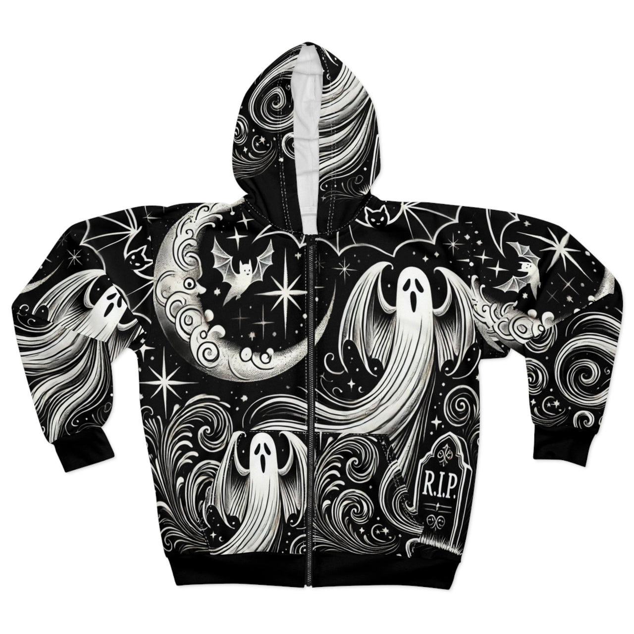 Ethereal Whispers Hoodie (full zip)