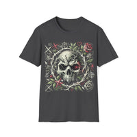 Macabre Threads Dark Heather Thorned Eternity – Thorn Skull Shirt