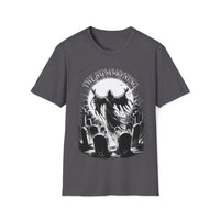 Macabre Threads Charcoal The Summoning – Grim Reaper Graveyard T-Shirt
